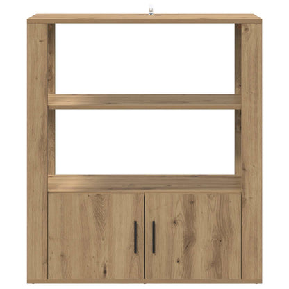 vidaXL Sideboard Artisan oak 30 x 80 x 90 cm Engineered Wood 6