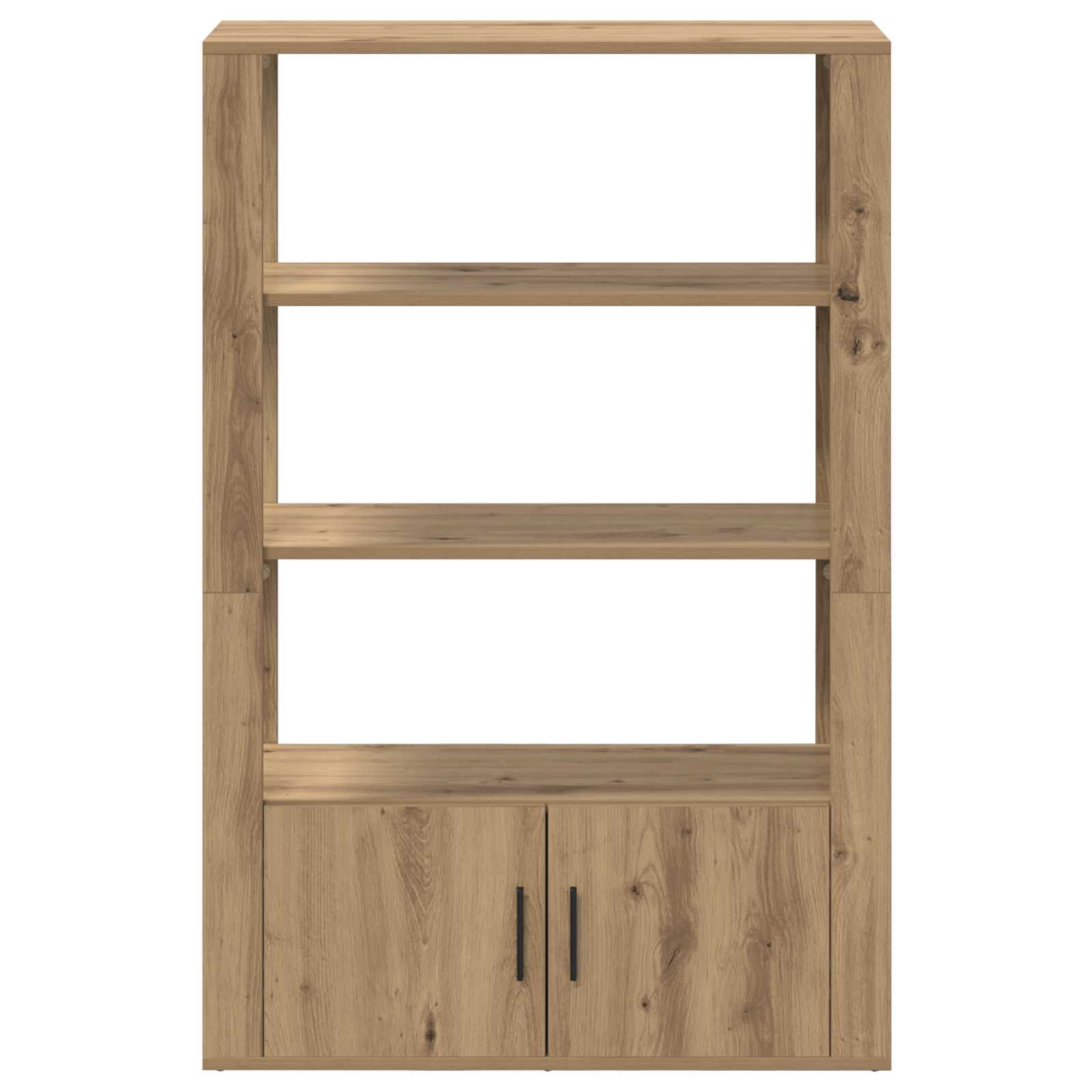vidaXL Sideboard Artisan oak 30 x 80 x 119.5 cm Engineered Wood 6