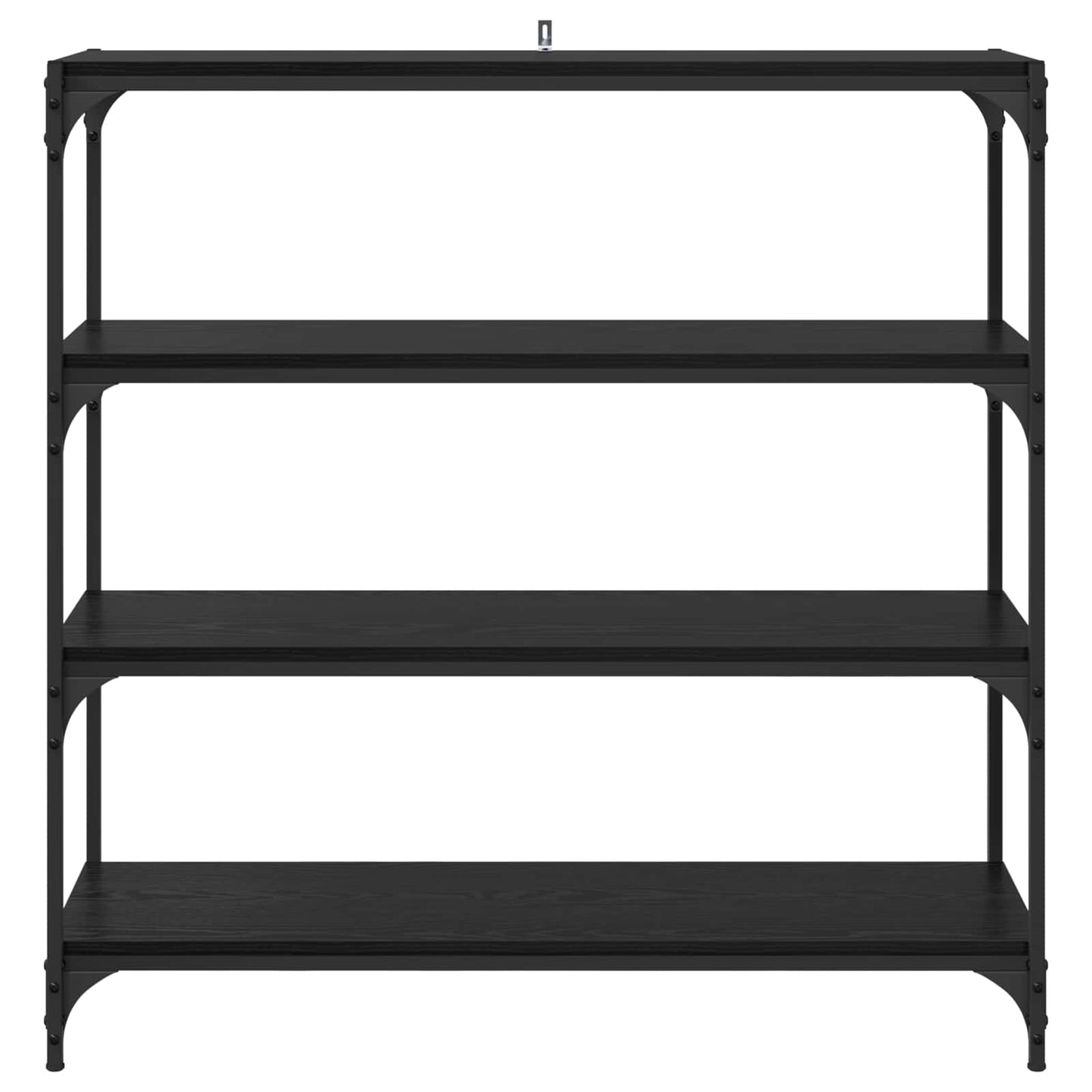 vidaXL Book Cabinet Black Oak 100 x 33 x 100 cm 5