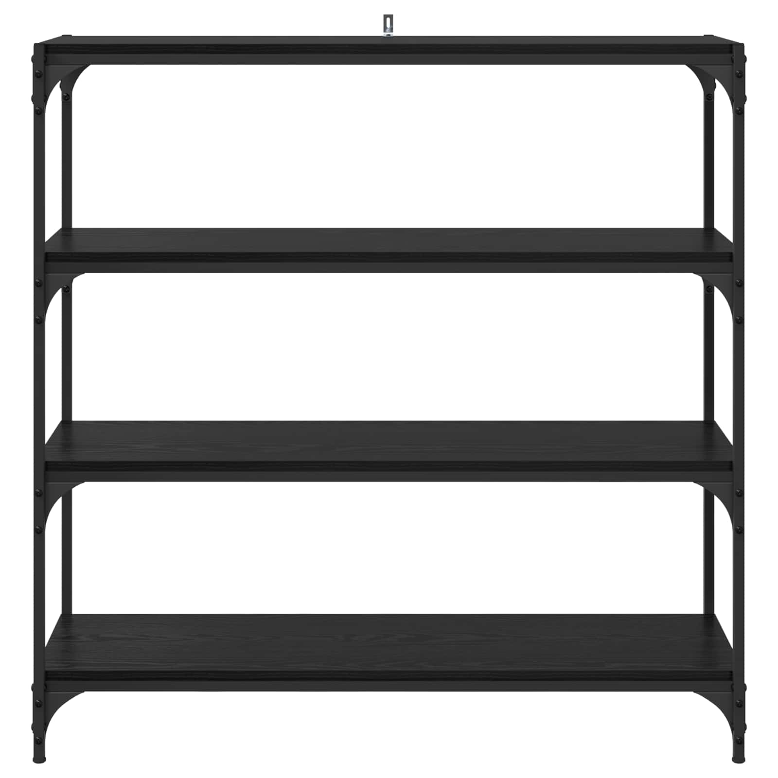 vidaXL Book Cabinet Black Oak 100 x 33 x 100 cm 5