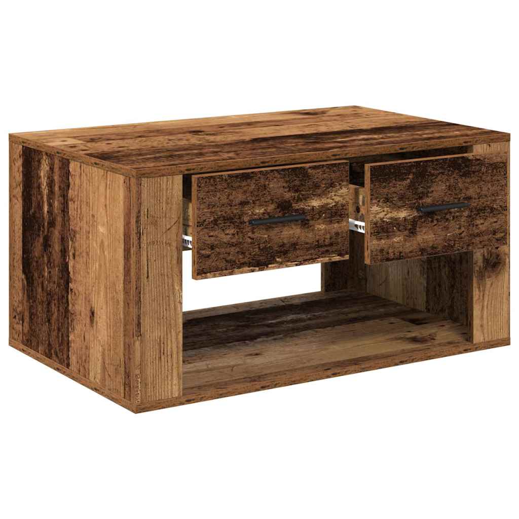 vidaXL Coffee Table Old Wood 80 x 50 x 40 cm Engineered Wood 5