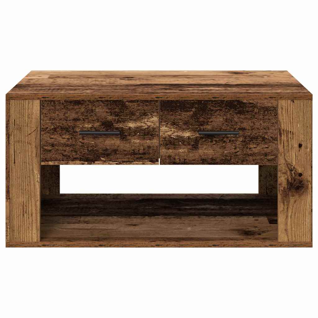 vidaXL Coffee Table Old Wood 80 x 50 x 40 cm Engineered Wood 6