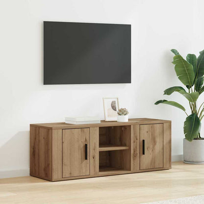 vidaXL TV Cabinet 100 x 31.5 x 35 cm Artisan Oak Engineered Wood 1