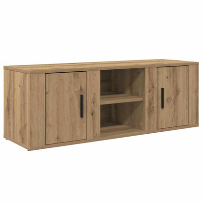 vidaXL TV Cabinet 100 x 31.5 x 35 cm Artisan Oak Engineered Wood 2