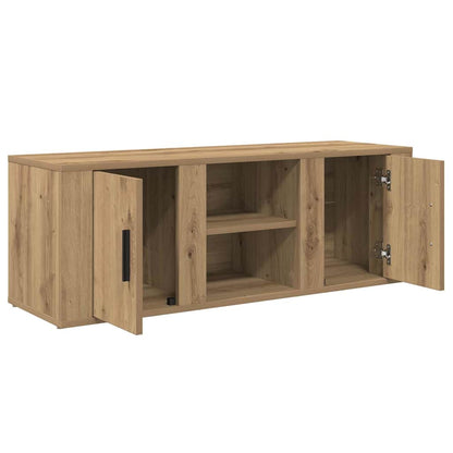 vidaXL TV Cabinet 100 x 31.5 x 35 cm Artisan Oak Engineered Wood 5
