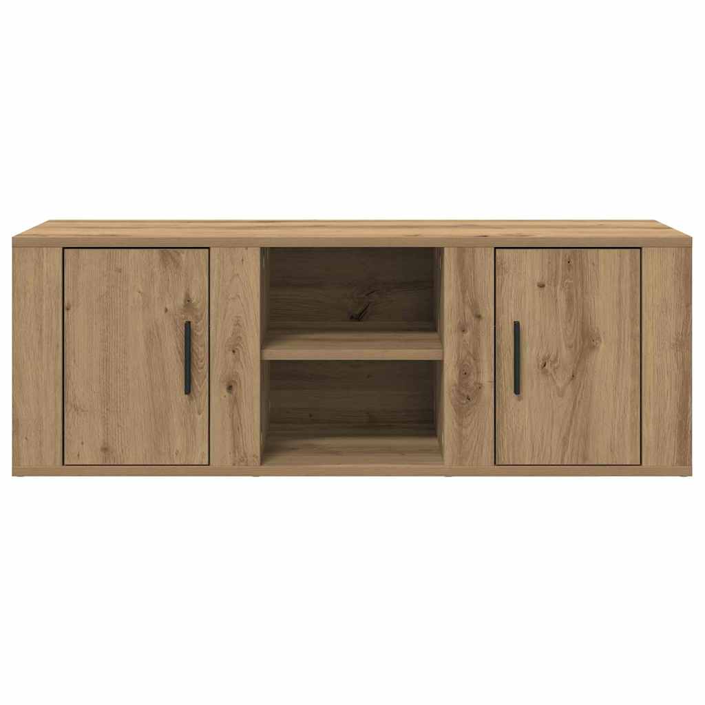 vidaXL TV Cabinet 100 x 31.5 x 35 cm Artisan Oak Engineered Wood 6
