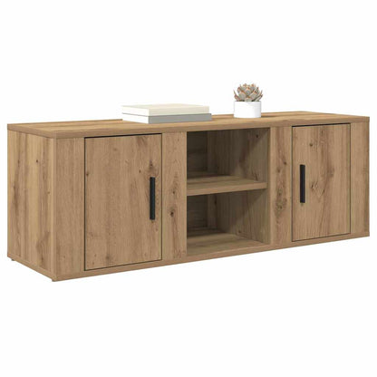 vidaXL TV Cabinet 100 x 31.5 x 35 cm Artisan Oak Engineered Wood 3