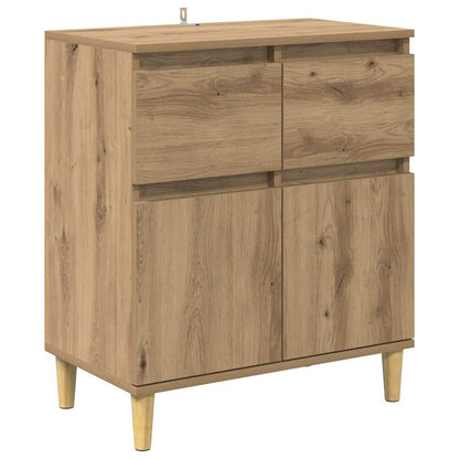vidaXL Sideboard Artisan Oak 60 x 35 x 70 cm Engineered Wood 2