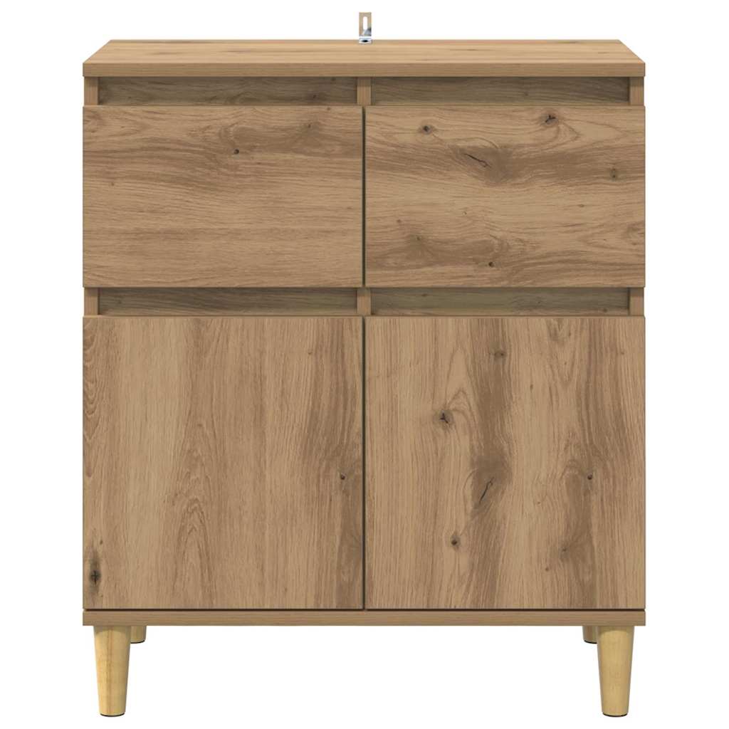 vidaXL Sideboard Artisan Oak 60 x 35 x 70 cm Engineered Wood 6