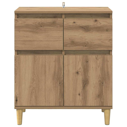 vidaXL Sideboard Artisan Oak 60 x 35 x 70 cm Engineered Wood 6