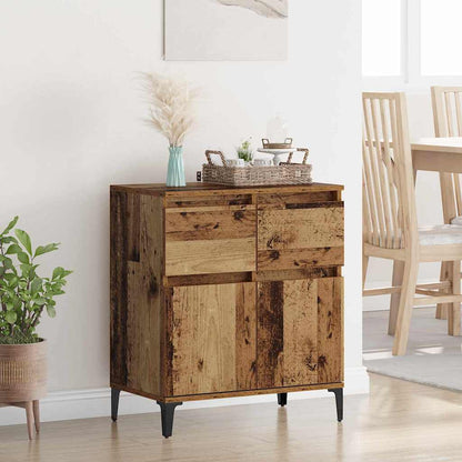 vidaXL Sideboard Old Wood 60 x 35 x 70 cm Engineered Wood and Iron 1