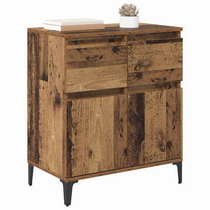 vidaXL Sideboard Old Wood 60 x 35 x 70 cm Engineered Wood and Iron 3