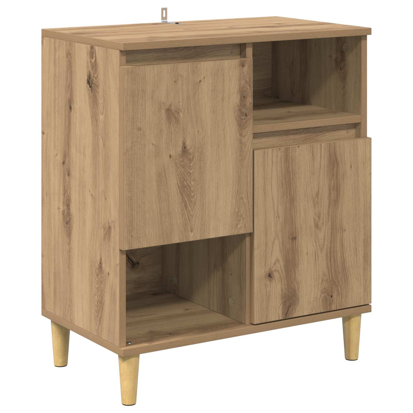 vidaXL Sideboard Artisan oak 35 x 60 x 70 cm Engineered Wood 2