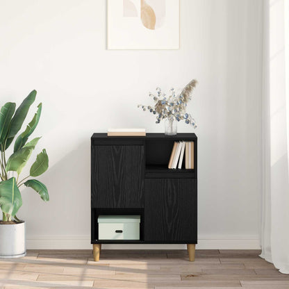 vidaXL Sideboard Black oak 35 x 60 x 70 cm Engineered Wood 4