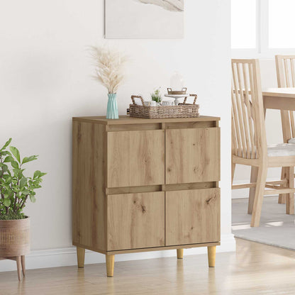 vidaXL Sideboard Artisan Oak 60 x 35 x 70 cm Engineered Wood 1