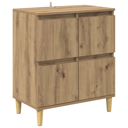 vidaXL Sideboard Artisan Oak 60 x 35 x 70 cm Engineered Wood 2