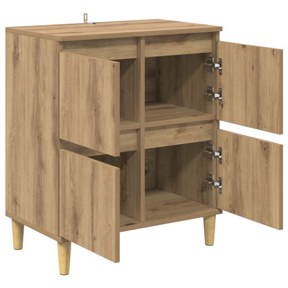 vidaXL Sideboard Artisan Oak 60 x 35 x 70 cm Engineered Wood 5