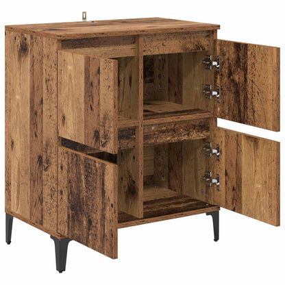 vidaXL Sideboard Old Wood 60 x 35 x 70 cm Engineered Wood and Iron 5