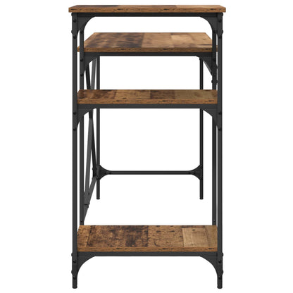 vidaXL Desk Old Wood Engineered Wood 135 x 50 x 90 cm 6