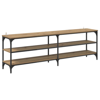 vidaXL TV Cabinet 160 x 30 x 50 cm Artisan Oak 2