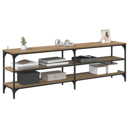 vidaXL TV Cabinet 160 x 30 x 50 cm Artisan Oak 3