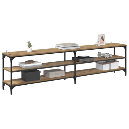 vidaXL TV Cabinet 200 x 30 x 50 cm Artisan Oak 3