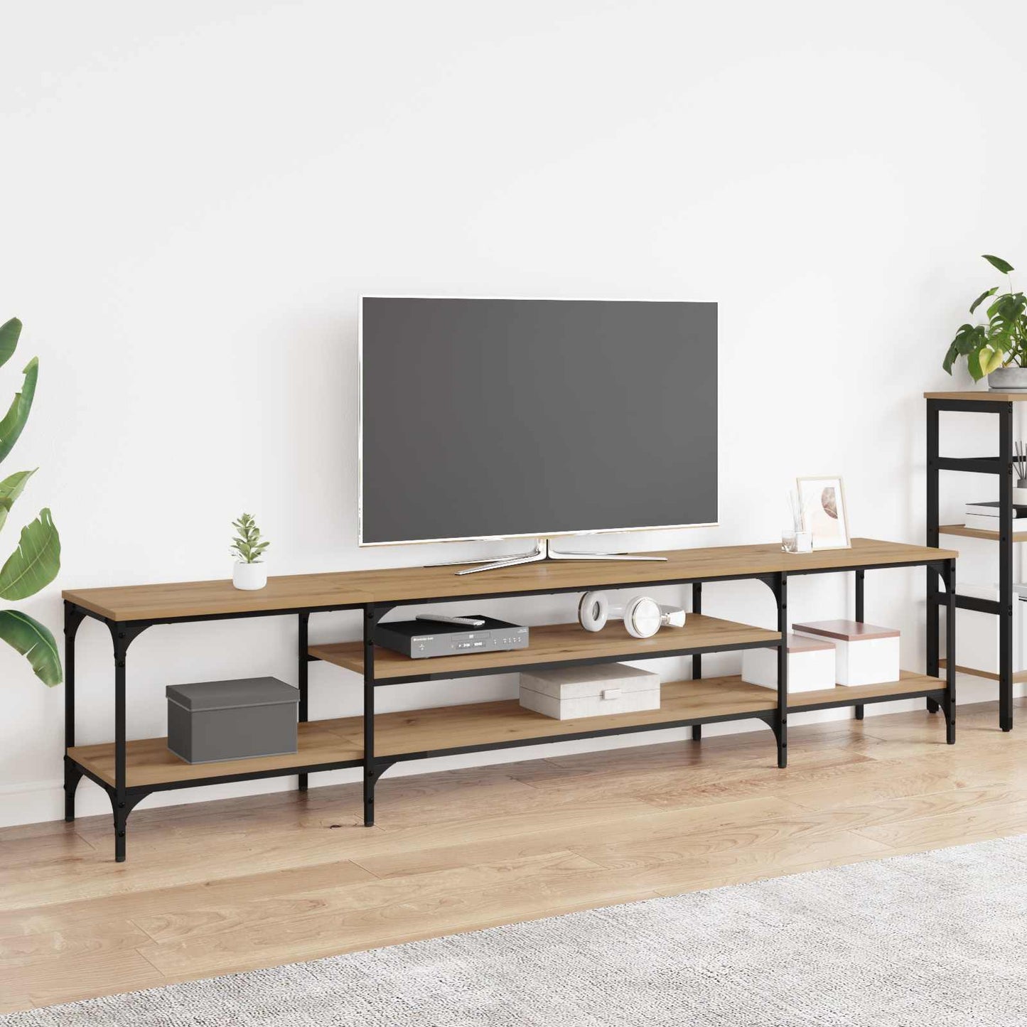 vidaXL TV Cabinet 201 x 35 x 45 cm Artisan Oak 1