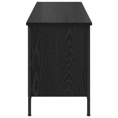 vidaXL Shoe Cabinet 131 x 35 x 50 cm Engineered Wood and Iron 6