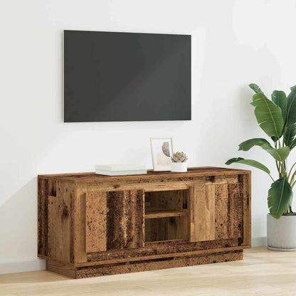 vidaXL TV Cabinet 102 x 35 x 45 cm Old Wood Engineered Wood 1