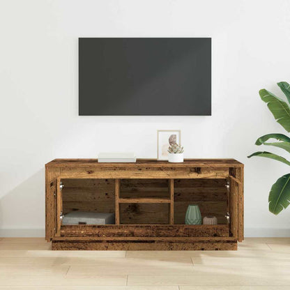 vidaXL TV Cabinet 102 x 35 x 45 cm Old Wood Engineered Wood 4