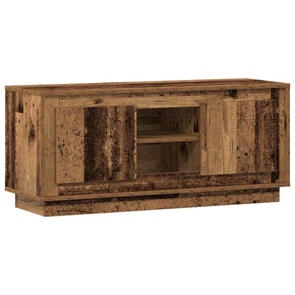 vidaXL TV Cabinet 102 x 35 x 45 cm Old Wood Engineered Wood 2