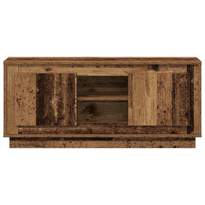 vidaXL TV Cabinet 102 x 35 x 45 cm Old Wood Engineered Wood 6