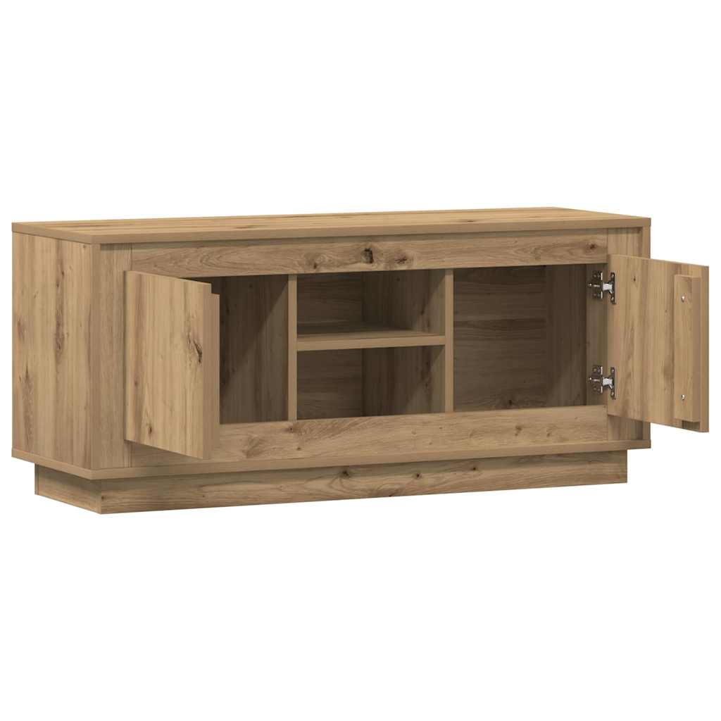 vidaXL TV Cabinet 102 x 35 x 45 cm Artisan Oak Engineered Wood 5