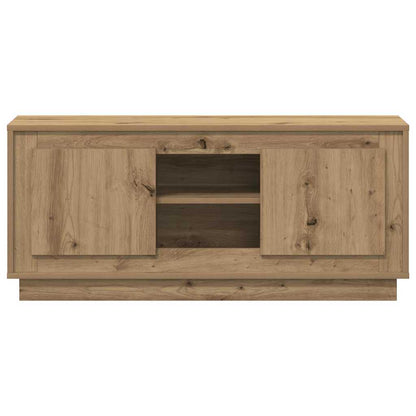 vidaXL TV Cabinet 102 x 35 x 45 cm Artisan Oak Engineered Wood 6