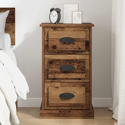 vidaXL Bedside Cabinet Old Wood 39 x 39 x 67.5 cm Engineered Wood 4