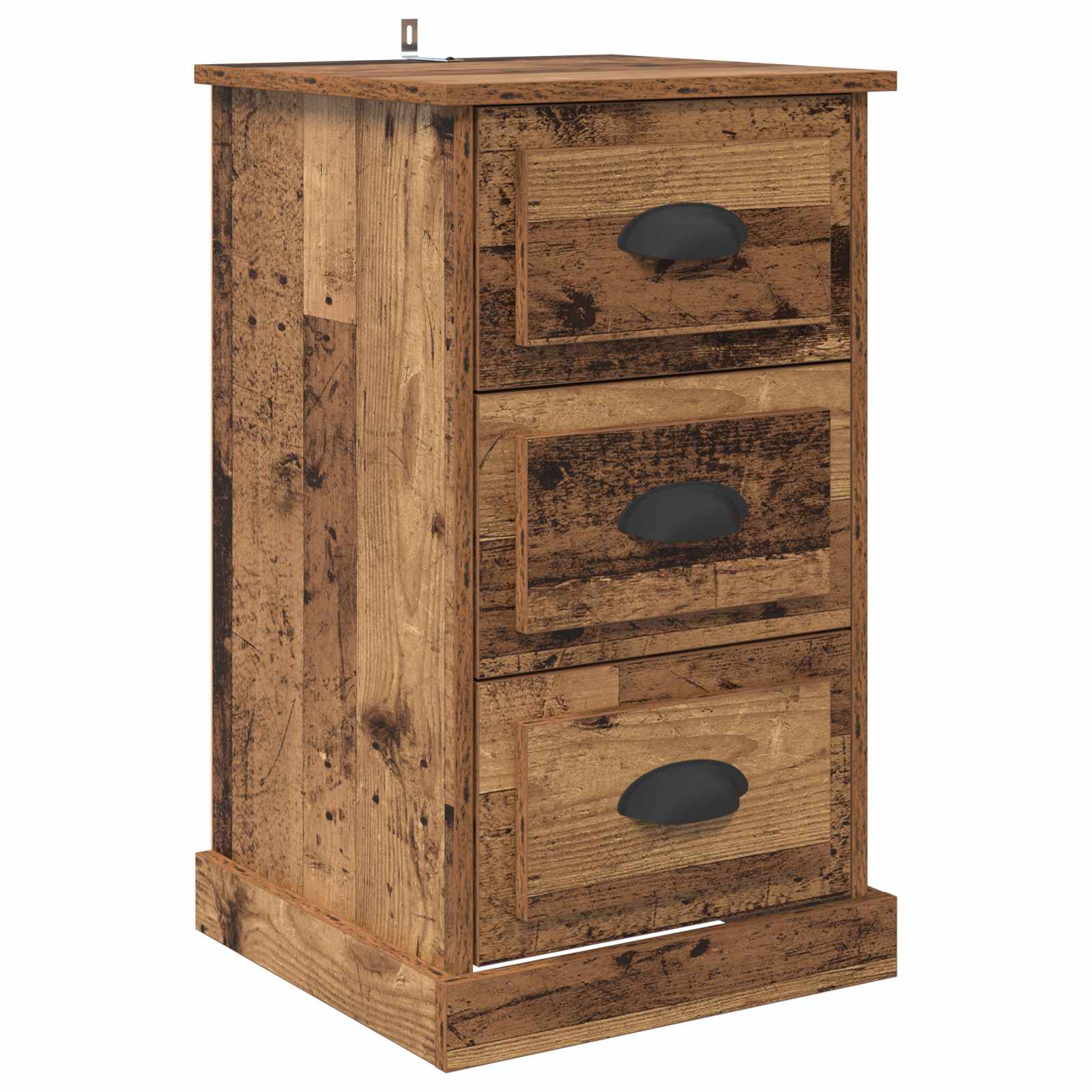 vidaXL Bedside Cabinet Old Wood 39 x 39 x 67.5 cm Engineered Wood 2
