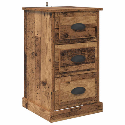 vidaXL Bedside Cabinet Old Wood 39 x 39 x 67.5 cm Engineered Wood 2