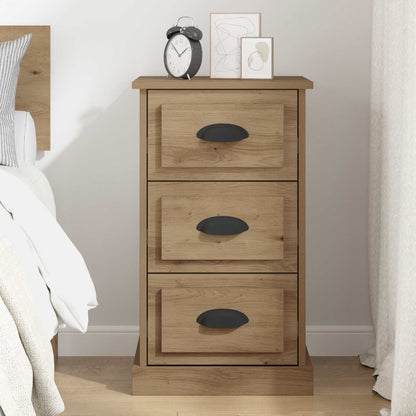 vidaXL Bedside Cabinet Artisan Oak 39 x 39 x 67.5 cm Engineered Wood 4