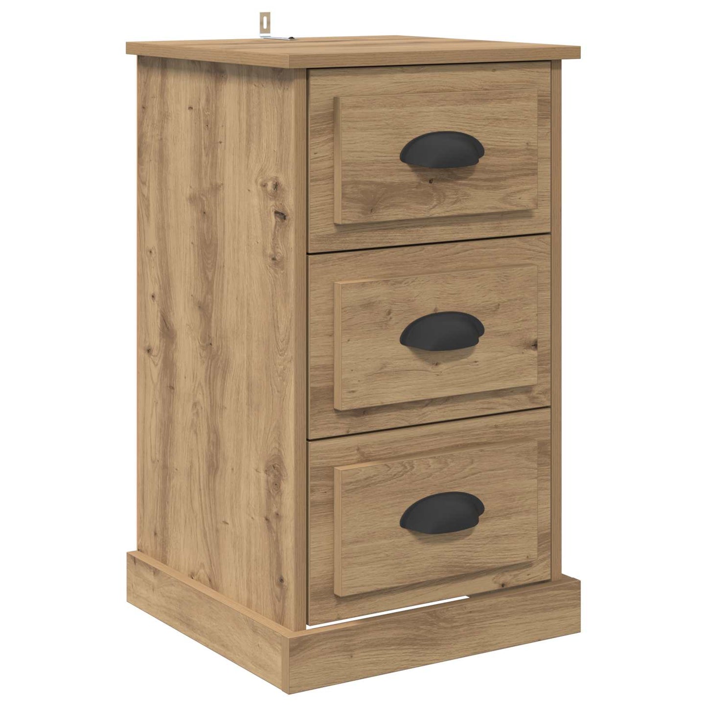 vidaXL Bedside Cabinet Artisan Oak 39 x 39 x 67.5 cm Engineered Wood 2