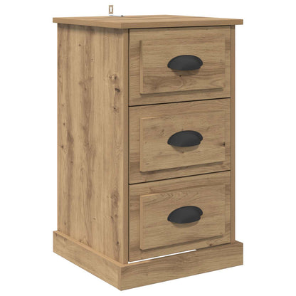 vidaXL Bedside Cabinet Artisan Oak 39 x 39 x 67.5 cm Engineered Wood 2
