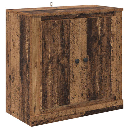 vidaXL Sideboard 70 x 35.5 x 67.5 cm Old Wood Engineered Wood 2