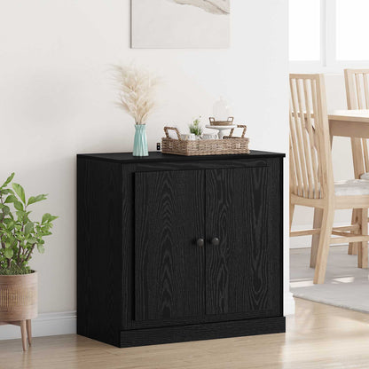 vidaXL Sideboard 70 x 35.5 x 67.5 cm Black Oak Engineered Wood 1