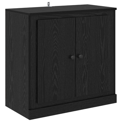 vidaXL Sideboard 70 x 35.5 x 67.5 cm Black Oak Engineered Wood 2