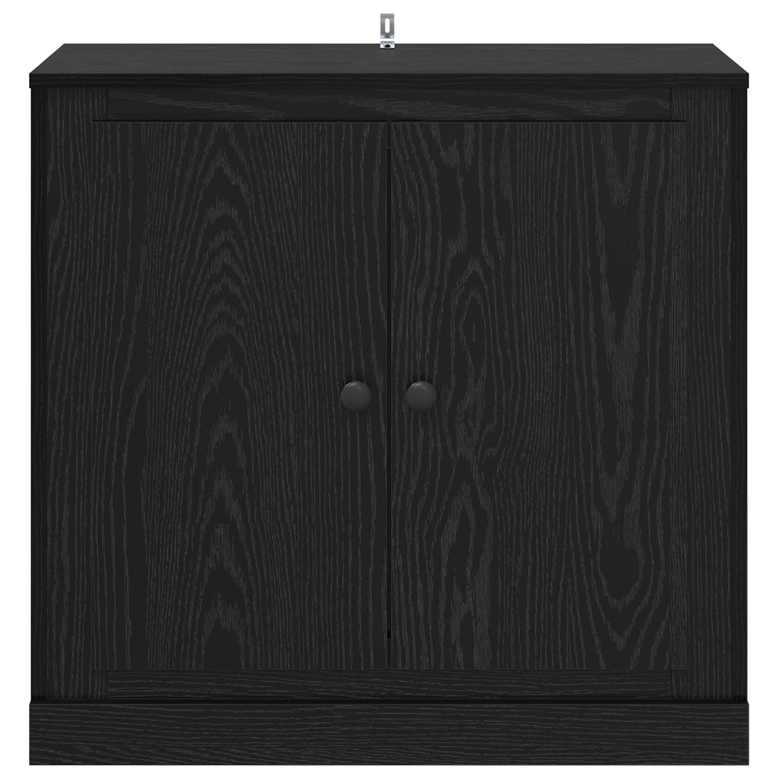 vidaXL Sideboard 70 x 35.5 x 67.5 cm Black Oak Engineered Wood 6