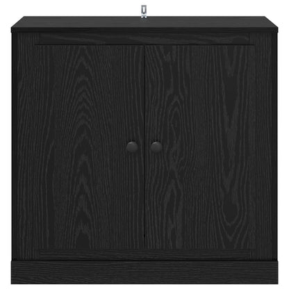 vidaXL Sideboard 70 x 35.5 x 67.5 cm Black Oak Engineered Wood 6