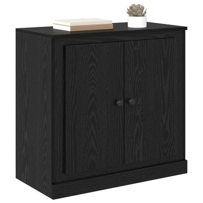 vidaXL Sideboard 70 x 35.5 x 67.5 cm Black Oak Engineered Wood 3