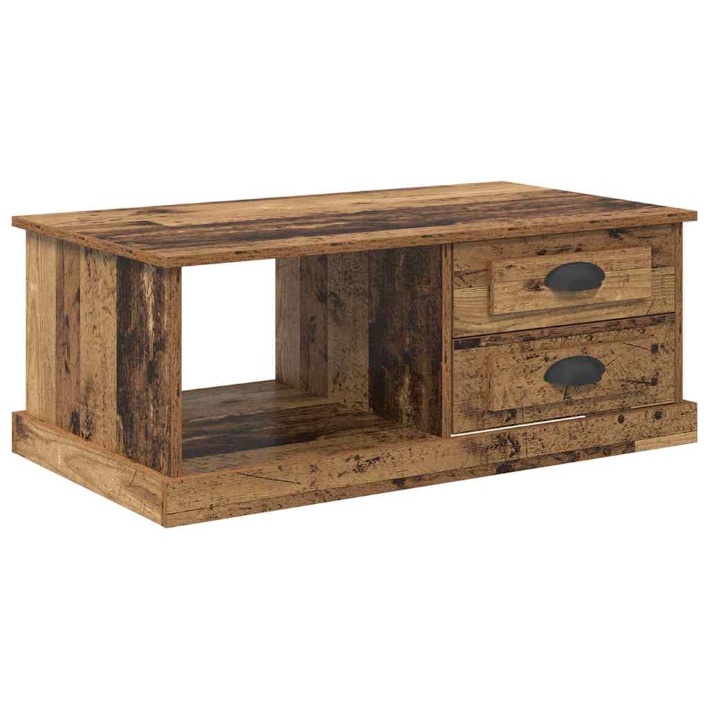 vidaXL Coffee Table Old Wood 90 x 50 x 35 cm Engineered Wood 2
