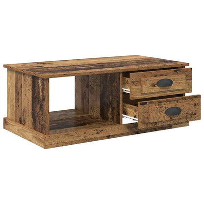 vidaXL Coffee Table Old Wood 90 x 50 x 35 cm Engineered Wood 5
