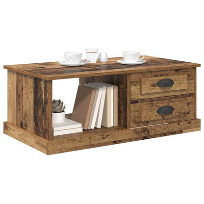 vidaXL Coffee Table Old Wood 90 x 50 x 35 cm Engineered Wood 3
