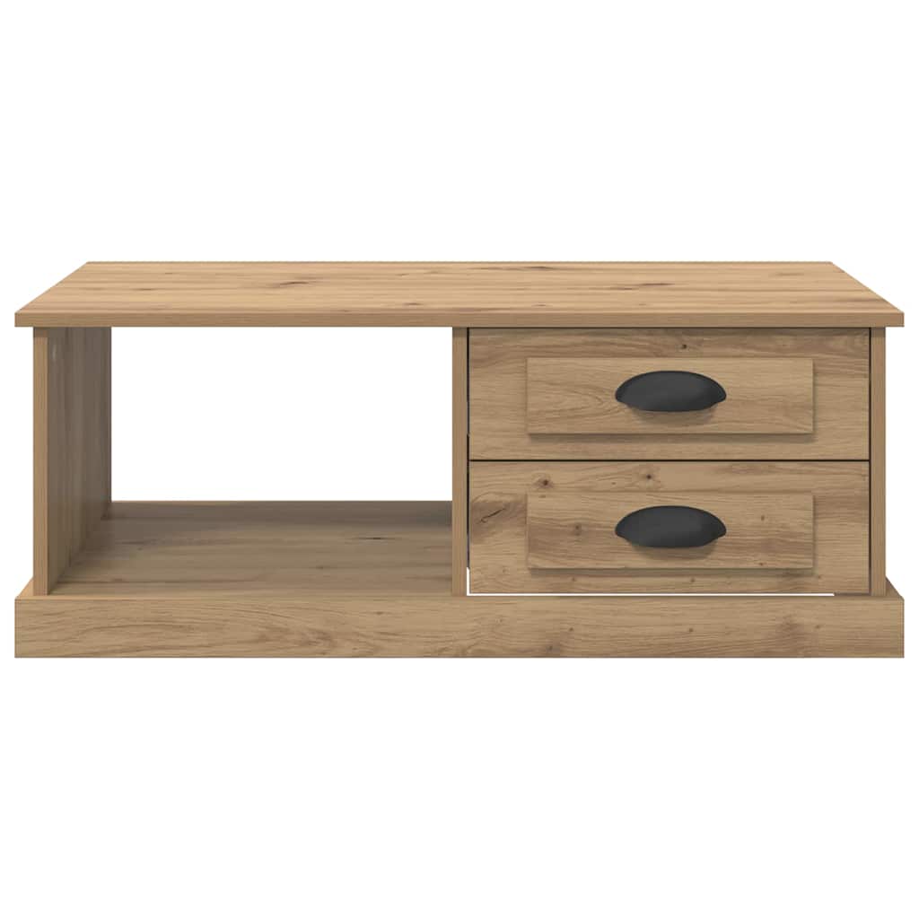 vidaXL Coffee Table Artisan Oak 90 x 50 x 35 cm Engineered Wood 6